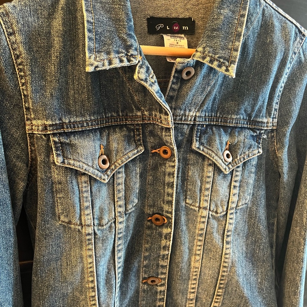 Classic Blue Denim Jean Jacket - Picture 3 of 3